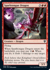 Sparktongue Dragon - Foil