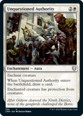 Unquestioned Authority - 389 - Theme Deck Exclusive