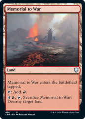 Memorial to War - Theme Deck Exclusive