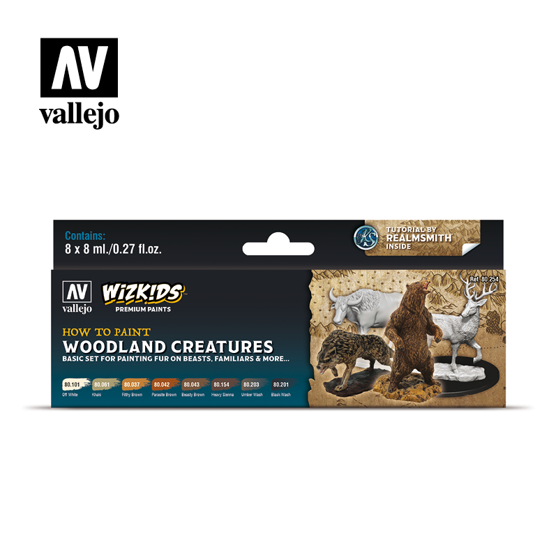 WizKids Paint Sets - Woodland Creatures - VAL80254