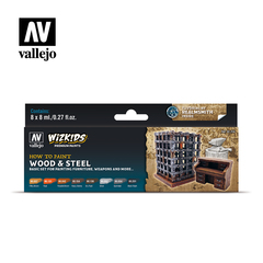 WizKids Paint Sets - Wood & Steel - VAL80256