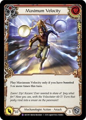 Maximum Velocity - Rainbow Foil - Unlimited Edition