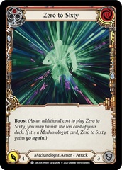 Zero to Sixty (Red) - Rainbow Foil - Unlimited Edition