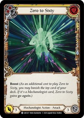 Zero to Sixty (Yellow) - Rainbow Foil - Unlimited Edition