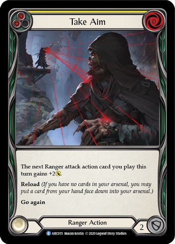 Take Aim (Yellow) - Rainbow Foil - Unlimited Edition