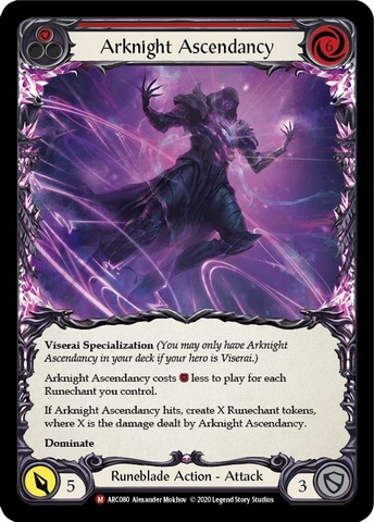 Arknight Ascendancy - Rainbow Foil - Unlimited Edition