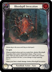 Bloodspill Invocation (Red) - Rainbow Foil - Unlimited Edition