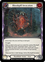 Bloodspill Invocation (Yellow) - Rainbow Foil - Unlimited Edition