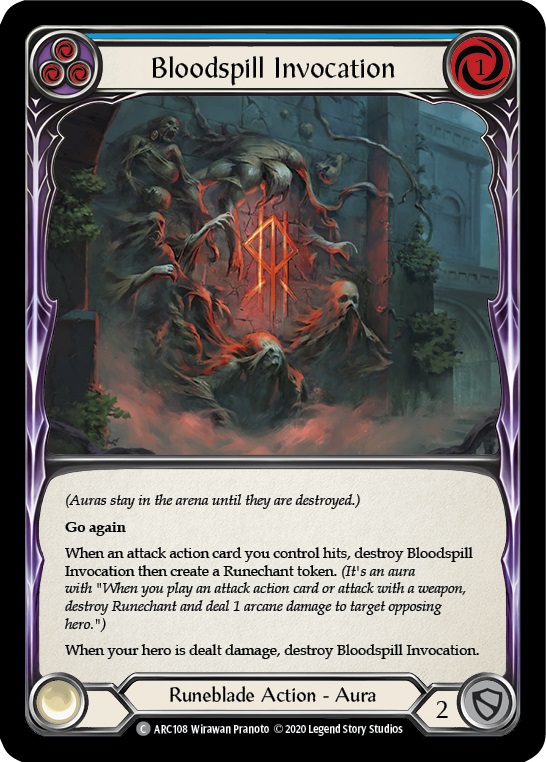 Bloodspill Invocation (Blue) - Unlimited Edition