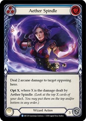 Aether Spindle (Blue) - Rainbow Foil - Unlimited Edition