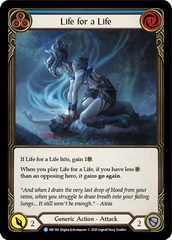 Life for a Life (Blue) - Rainbow Foil - Unlimited Edition