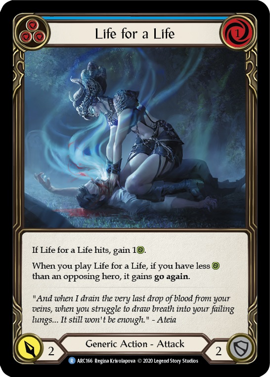 Life for a Life (Blue) - Unlimited Edition