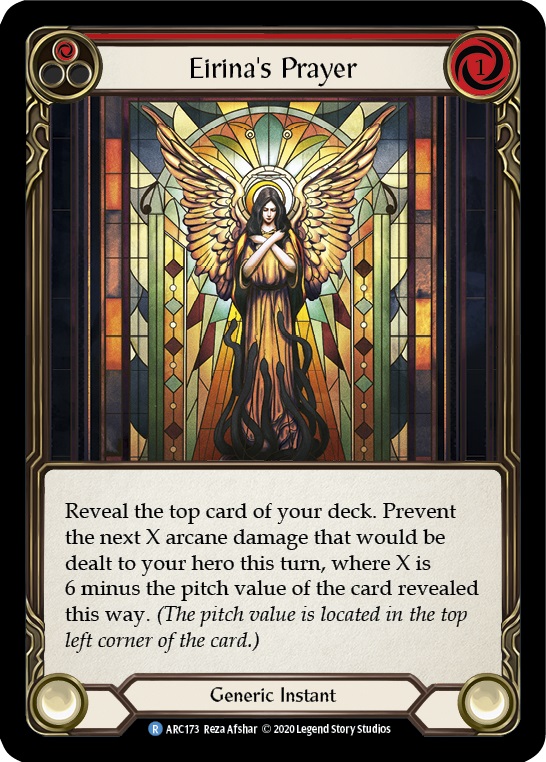 Eirinas Prayer (Red) - Rainbow Foil - Unlimited Edition