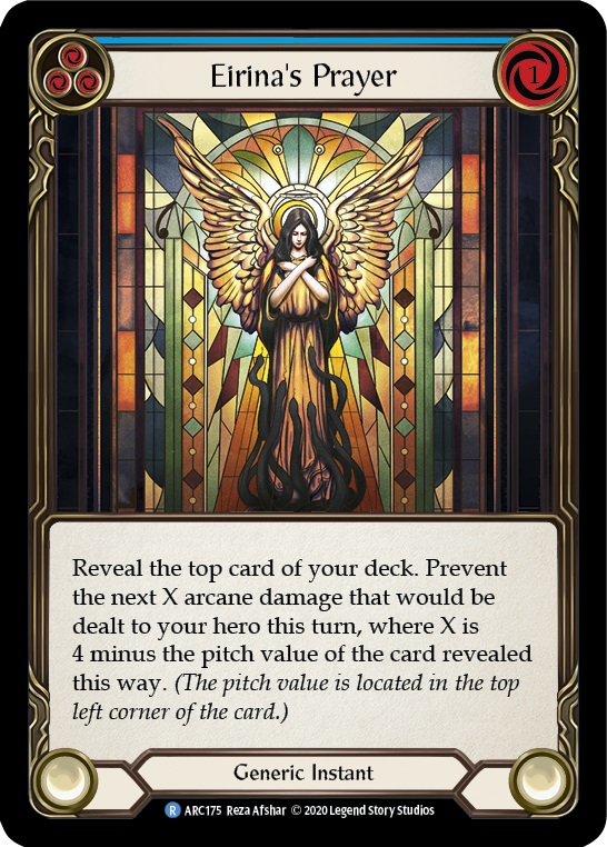 Eirinas Prayer (Blue) - Rainbow Foil - Unlimited Edition