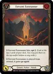 Fervent Forerunner (Red) - Rainbow Foil - Unlimited Edition