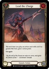 Lead the Charge (Red) - Rainbow Foil - Unlimited Edition