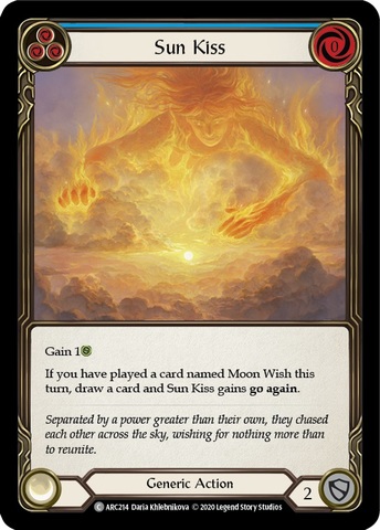 Sun Kiss (Blue) - Rainbow Foil - Unlimited Edition