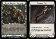 Rhinar, Reckless Rampage // Romping Club - Unlimited Edition