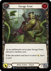 Savage Feast (Red) - Rainbow Foil - Unlimited Edition