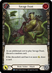 Savage Feast (Yellow) - Rainbow Foil - Unlimited Edition