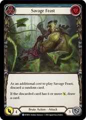 Savage Feast (Blue) - Rainbow Foil - Unlimited Edition