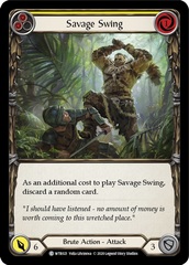 Savage Swing (Yellow) - Rainbow Foil - Unlimited Edition