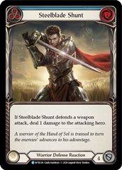 Steelblade Shunt (Blue) - Rainbow Foil - Unlimited Edition