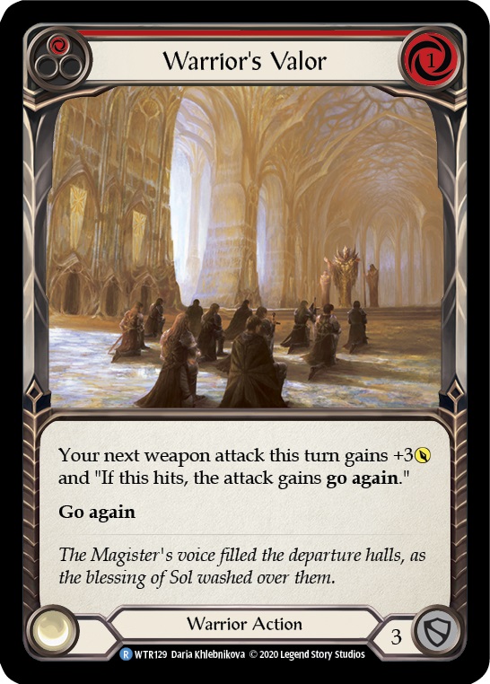 Warriors Valor (Red) - Unlimited Edition