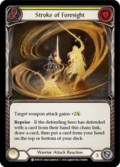 Stroke of Foresight (Yellow) - Rainbow Foil - Unlimited Edition