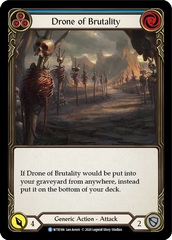 Drone of Brutality (Blue) - Rainbow Foil - Unlimited Edition