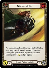 Nimble Strike (Red) - Rainbow Foil - Unlimited Edition