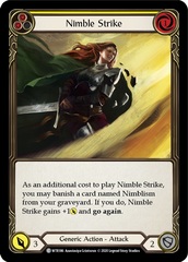 Nimble Strike (Yellow) - Rainbow Foil - Unlimited Edition