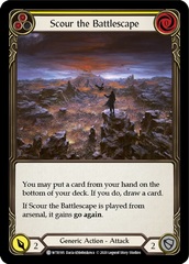 Scour the Battlescape (Yellow) - Rainbow Foil - Unlimited Edition