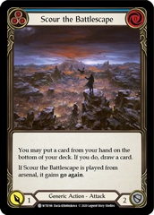 Scour the Battlescape (Blue) - Rainbow Foil - Unlimited Edition