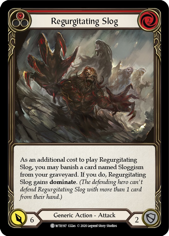 Regurgitating Slog (Red) - Rainbow Foil - Unlimited Edition