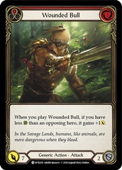 Wounded Bull (Red) - Rainbow Foil - Unlimited Edition