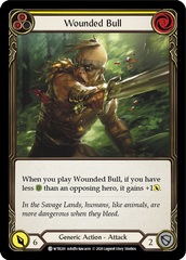 Wounded Bull (Yellow) - Rainbow Foil - Unlimited Edition