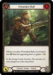 Wounded Bull (Blue) - Rainbow Foil - Unlimited Edition