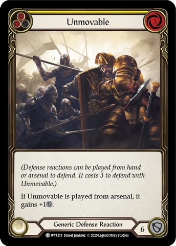 Unmovable (Yellow) - Unlimited Edition