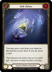 Sink Below (Yellow) - Rainbow Foil - Unlimited Edition