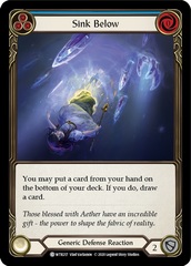 Sink Below (Blue) - Rainbow Foil - Unlimited Edition