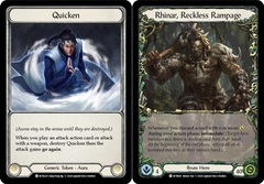 Quicken // Rhinar, Reckless Rampage - Unlimited Edition