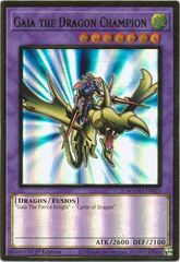 Gaia the Dragon Champion - MAGO-EN025 - Premium Gold Rare - 1st Edition