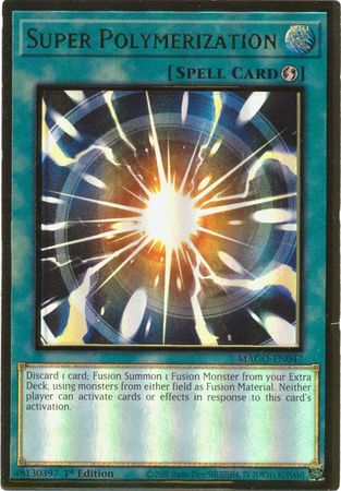 Super Polymerization - MAGO-EN047 - Premium Gold Rare - 1st Edition