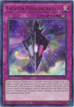 Tachyon Transmigration - MAGO-EN159 - Rare - 1st Edition