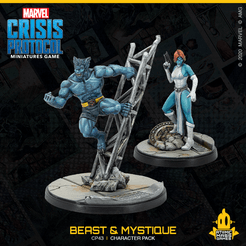 Marvel: Crisis Protocol - Beast & Mystique (CP 43)