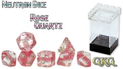 Gate Keeper Games - Neutron: Rose Quartz 7-Dice Set