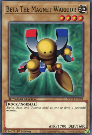 Beta The Magnet Warrior - SBCB-EN024 - Common - 1st Edition