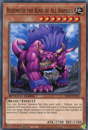 Behemoth the King of All Animals - SBCB-EN052 - Common - 1st Edition