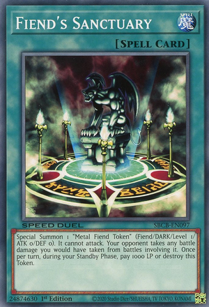 Fiends Sanctuary - SBCB-EN097 - Common - 1st Edition
